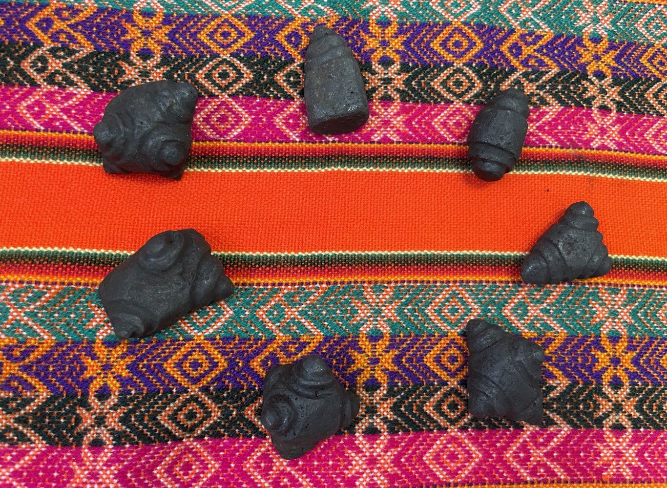 Meteorite Jiwaya Chumpi Stone SET for Andean Ceremonial Healing - Fair ...