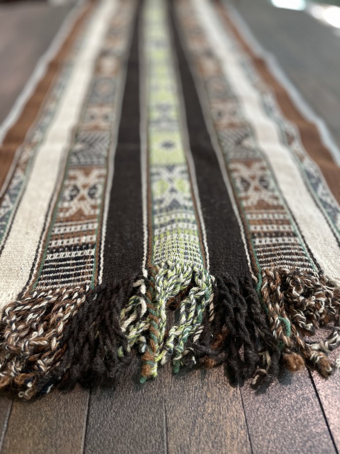 Pure Alpaca Q'ero Runner with Inka Symbols - Image 6