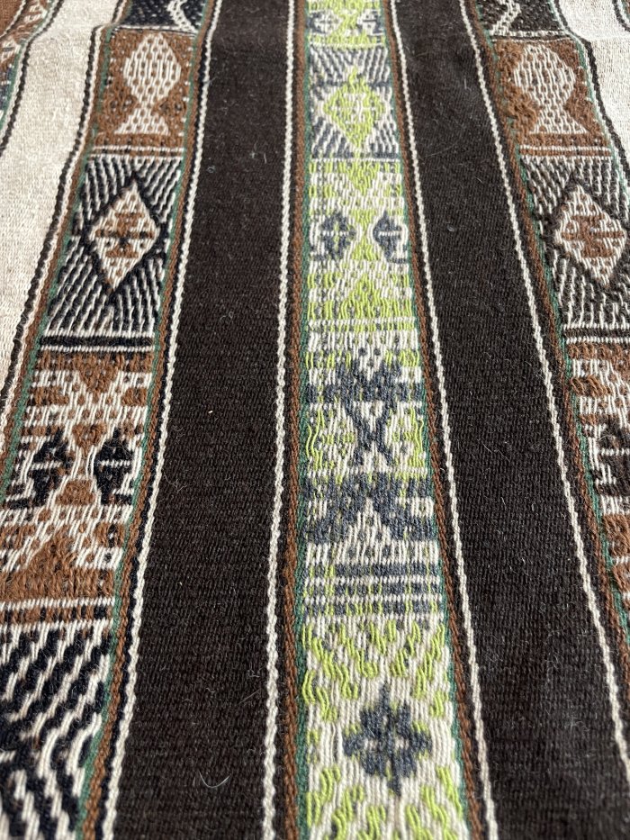 Pure Alpaca Q'ero Runner with Inka Symbols - Image 3
