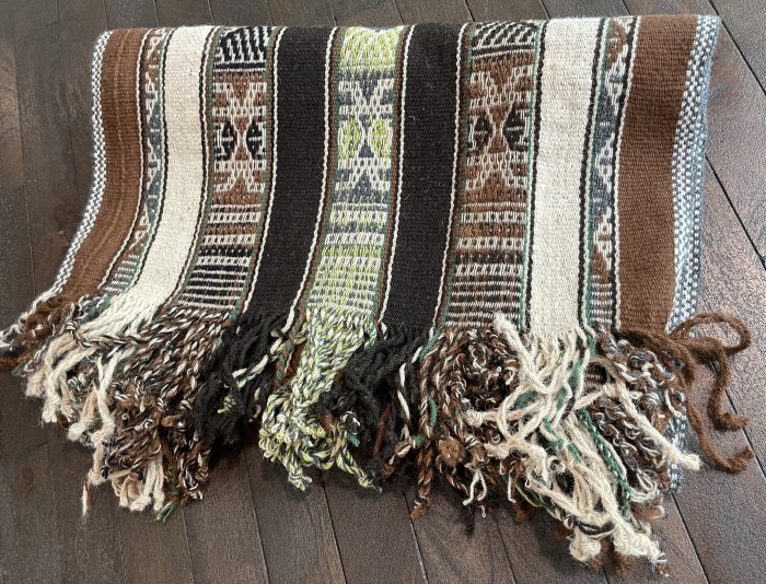 Pure Alpaca Q'ero Runner with Inka Symbols - Image 4