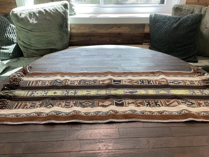 Pure Alpaca Q'ero Runner with Inka Symbols - Image 2