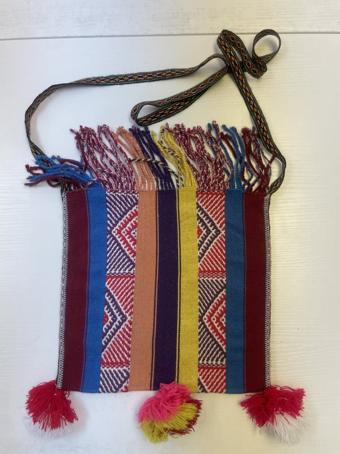 Vibrant Chuspa Multi-colored Medicine Bag