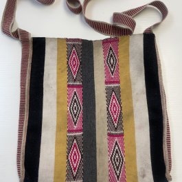 Large Alpaca Fiber Coca Bag / Colorful Chuspa