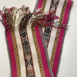 Striking Pink Q'ero Chalina - scarf