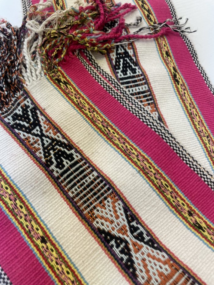 Striking Pink Q'ero Chalina - scarf - Image 3