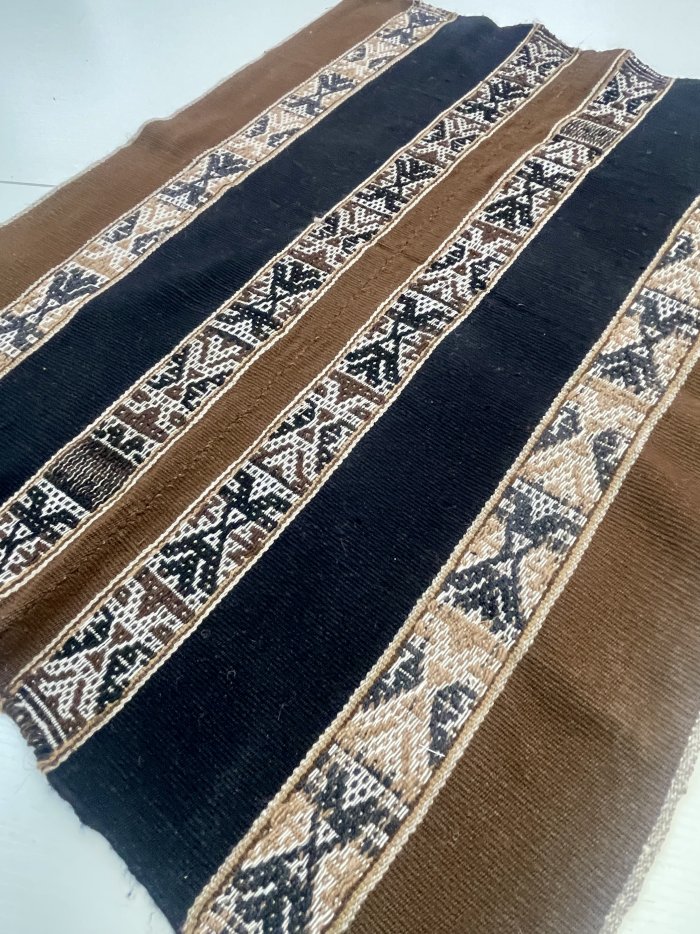 Soft Natural Alpaca Mestana / Q'ero Ceremonial Altar Cloth - Image 5