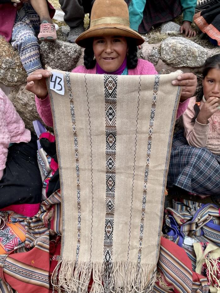 Large Q'ero Runner/ Pure Alpaca