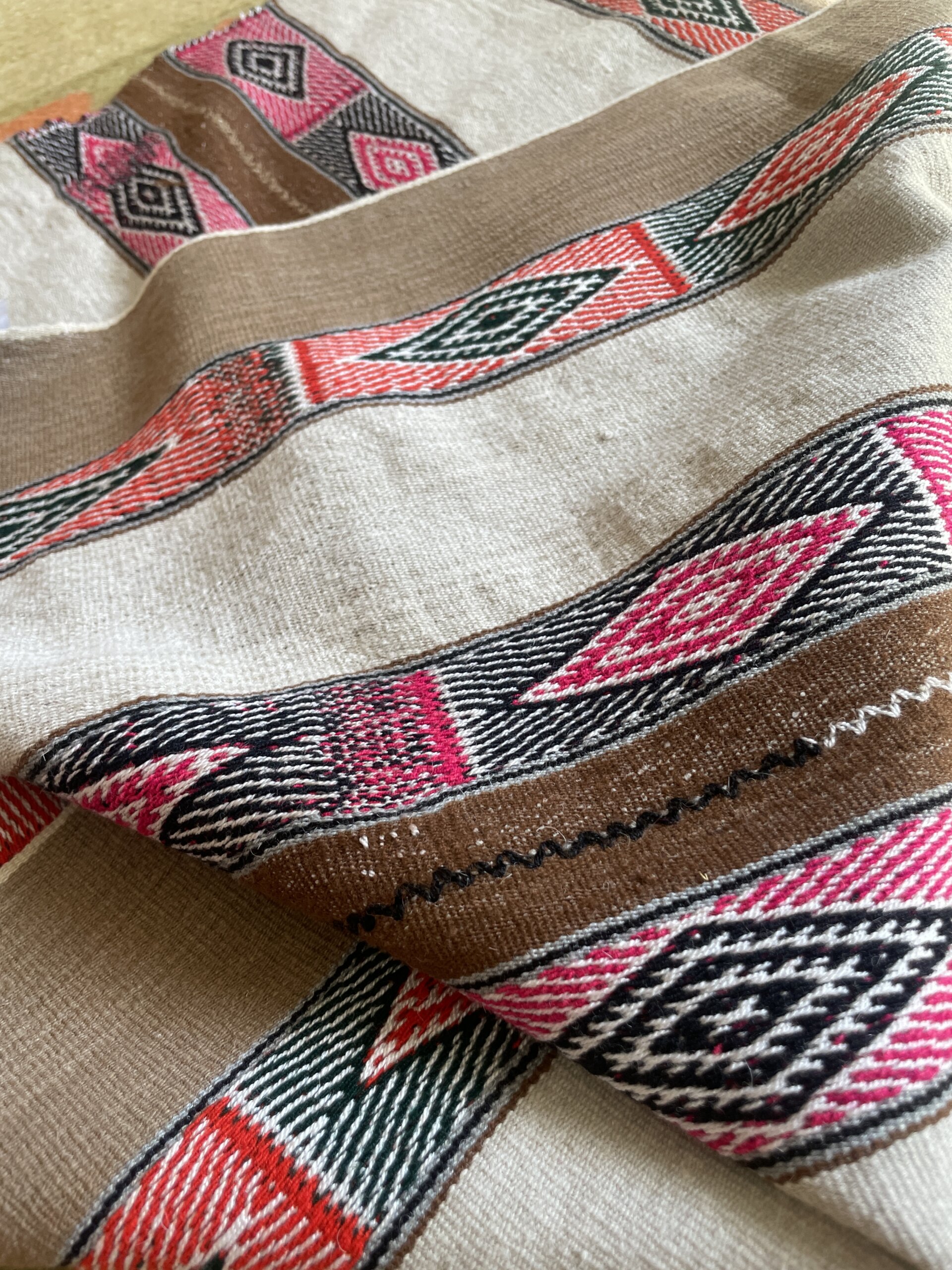 Soft Alpaca Mestana with Inti (Sun) Symbols - Image 2